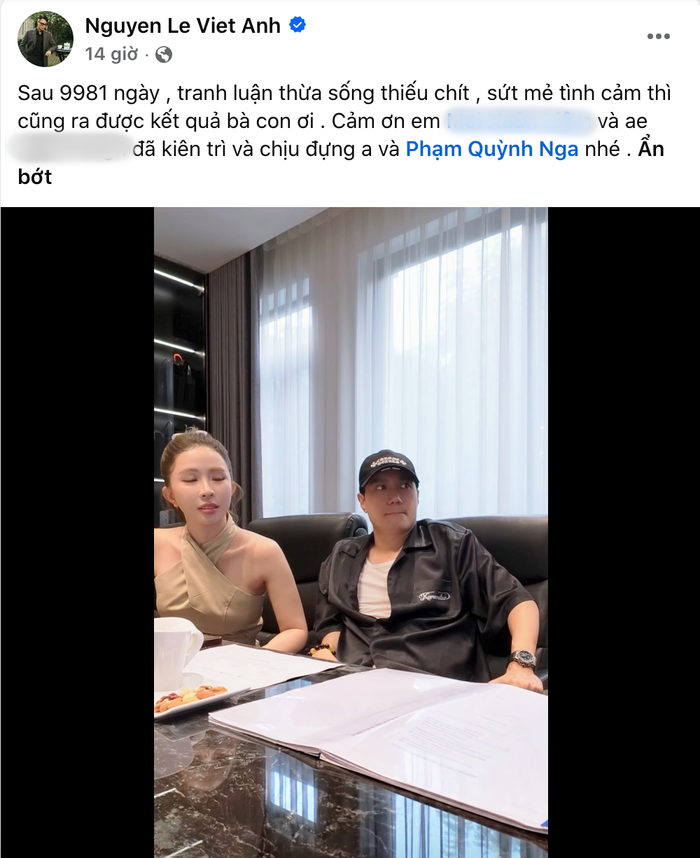 Việt Anh chia sẻ quá trình thiết kế nội thất căn nhà chung với Quỳnh Nga.