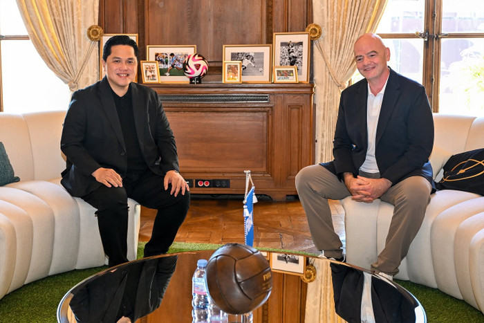 Erick Thohir lên làm Chủ tịch PSSI đã sa thải hai HLV. Ảnh: Erick Thohir