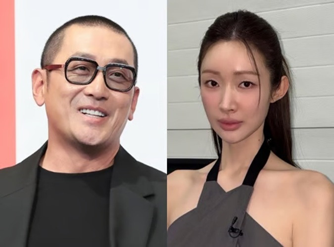 Khán giả chúc mừng 'ông hoàng phòng vé' Ha Jung Woo và Cha Jung Won. (Ảnh Star News)