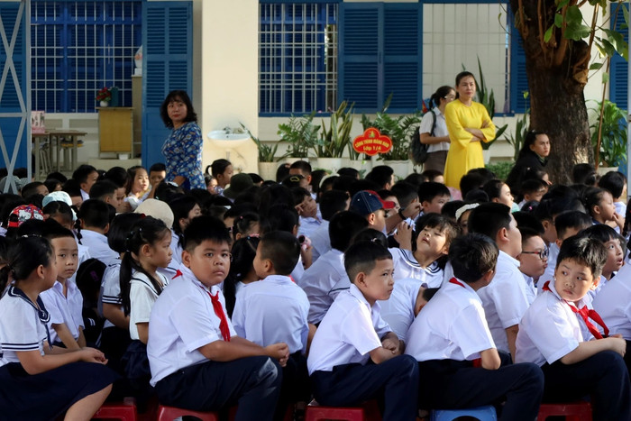 Học sinh ở Trường Tiểu học phường Bắc Nha Trang (Ảnh: Trung Thi).&nbsp;