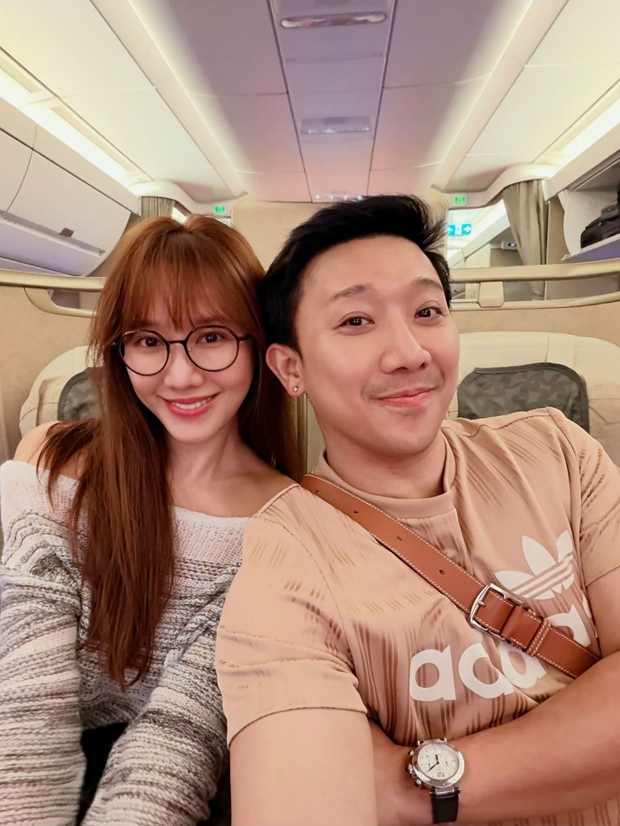 Trấn Thành đưa bà xã đi xã hơi sau loạt dự án lớn. Ảnh: FBNV