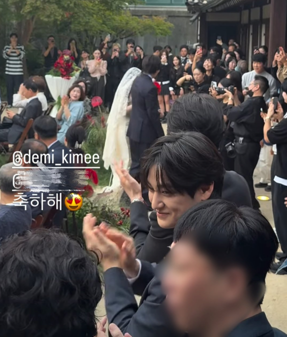 Kim Bum tại đám cưới Kim Yong Ji.