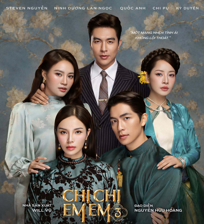 Chị Chị Em Em 3 ghi nhận kết quả khả quan khi góp mặt trong Top 5 phim Việt Nam chiếm sóng mạng xã hội đầu tháng 10.