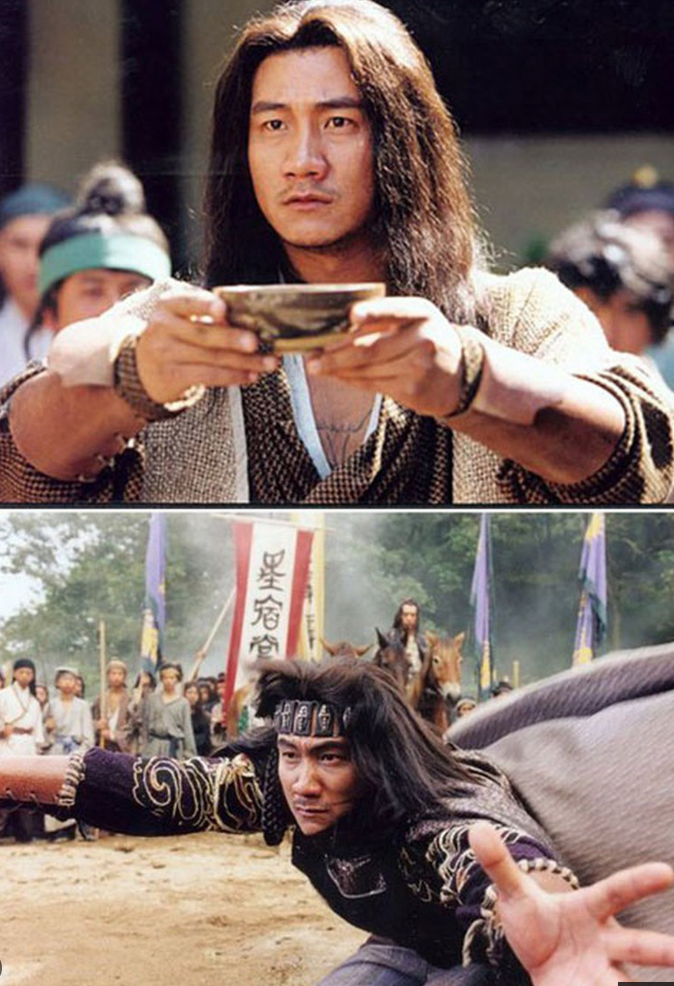 Tiêu Phong, còn được biết đến với tên Kiều Phong, là một trong những nhân vật có khí phách mạnh mẽ nhất trong Thiên long bát bộ. Là bang chủ Cái Bang, anh nổi danh nhờ võ công xuất chúng, đặc biệt là Hàng Long Thập Bát Chưởng, cùng phong thái đường hoàng, hào sảng. Cuộc đời Tiêu Phong đột ngột đảo lộn khi thân thế người Khiết Đan của anh bị phơi bày. Từ một đại hiệp được võ lâm kính trọng, anh trở thành người bị nhiều nhân sĩ nghi kỵ, phải đối diện với mâu thuẫn giữa thân phận, tình nghĩa và trách nhiệm. Chuyện tình của Tiêu Phong với A Châu cũng là một trong những bi kịch đau lòng nhất của Kim Dung. Vì hiểu lầm và những âm mưu liên quan đến thân thế, anh vô tình gây ra cái chết của người mình yêu. Nỗi đau ấy trở thành vết thương không thể hàn gắn trong cuộc đời nhân vật. Khác với nhiều nam chính có kết thúc viên mãn, Tiêu Phong lựa chọn hy sinh bản thân để ngăn chặn chiến tranh giữa hai dân tộc. Hình tượng một anh hùng võ công cái thế nhưng không thể chiến thắng số phận đã khiến nhân vật này trở thành biểu tượng bi tráng của dòng kiếm hiệp.