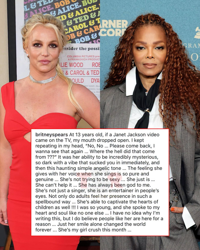 Britney Spears xúc động tri ân Janet Jackson: 'Cô ấy luôn là một nữ thần' Ảnh 1
