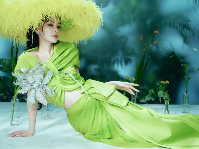 Hình ảnh mới đây của Angelababy.&nbsp;