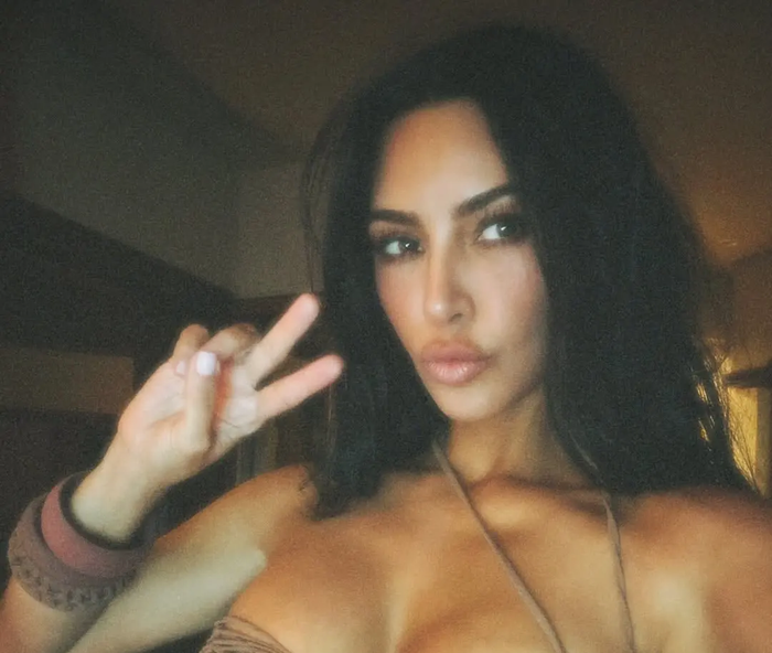 Hình ảnh được người mẫu Kim Kardashian đăng tải.