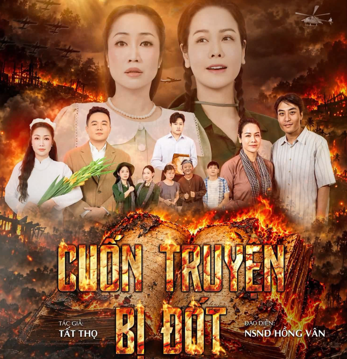 Cuốn Truyện Bị Đốt xoay quanh những câu chuyện gắn với người lính Trường Sơn. Ảnh: FBNV