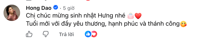 Lời chúc của nghệ sĩ Hồng Đào dành cho Đàm Vĩnh Hưng trong ngày đặc biệt.