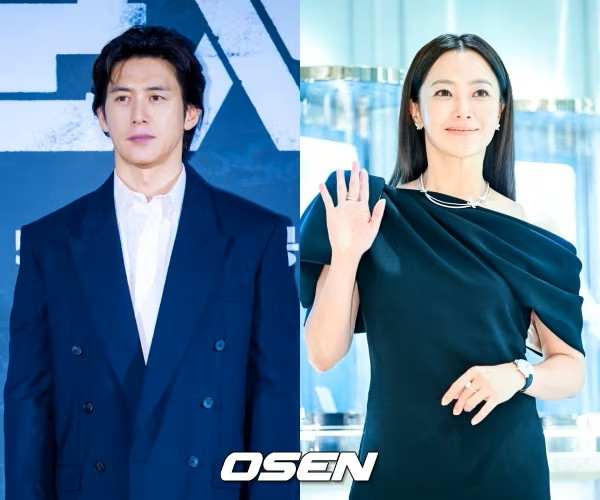 Kim Hee Sun tái hợp Go Soo sau 23 năm. (Ảnh OSEN)