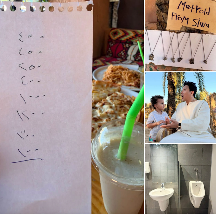 Trấn Thành chia sẻ những trải nghiệm trong chuyến du lịch Ai Cập.