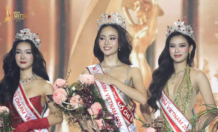 Top 3 Miss Charm Vietnam 2026.