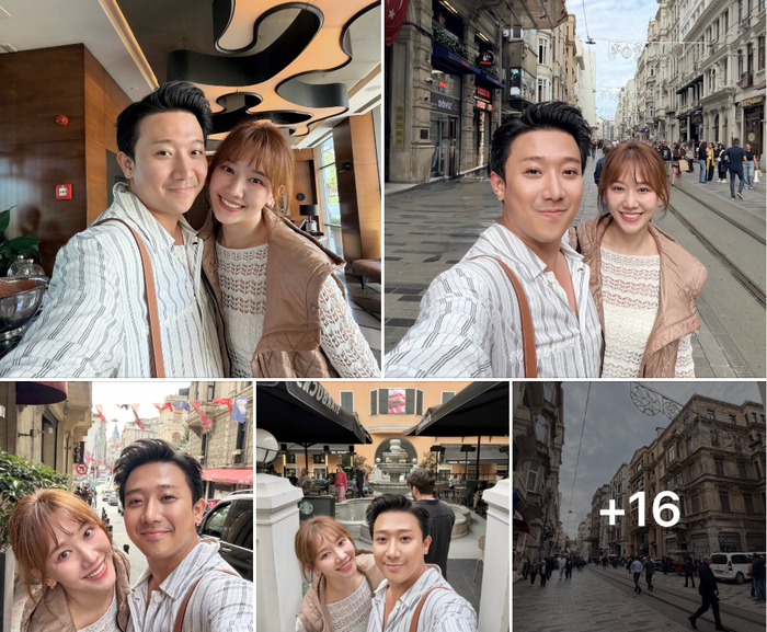Trấn Thành và Hari Won chia sẻ hình ảnh trong chuyến đi Thổ Nhĩ Kỳ.