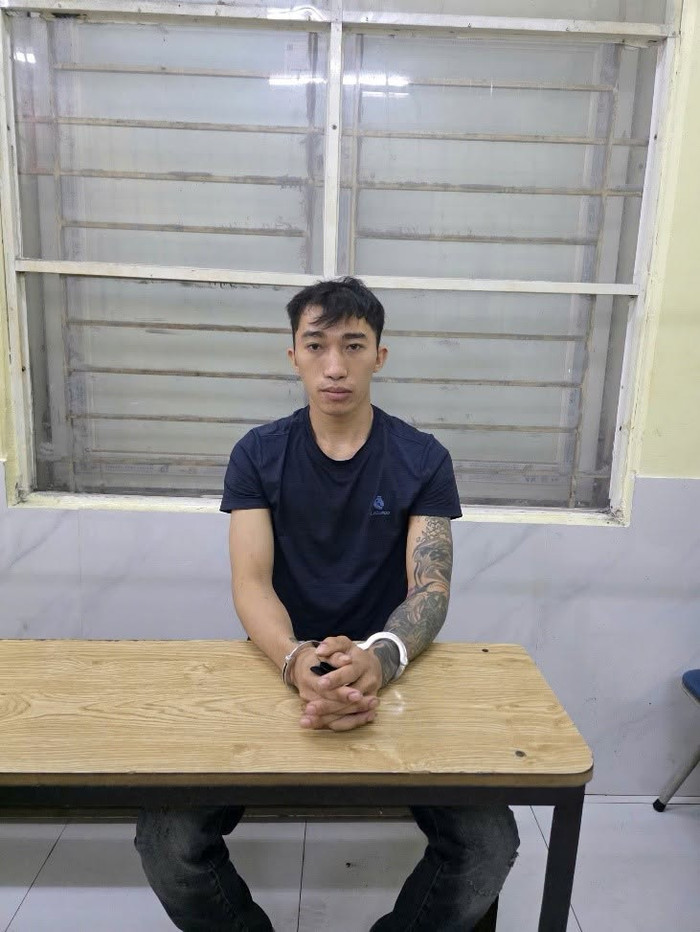 Đối tượng Lê Đình Trung. Ảnh: Công an TP Hà Nội