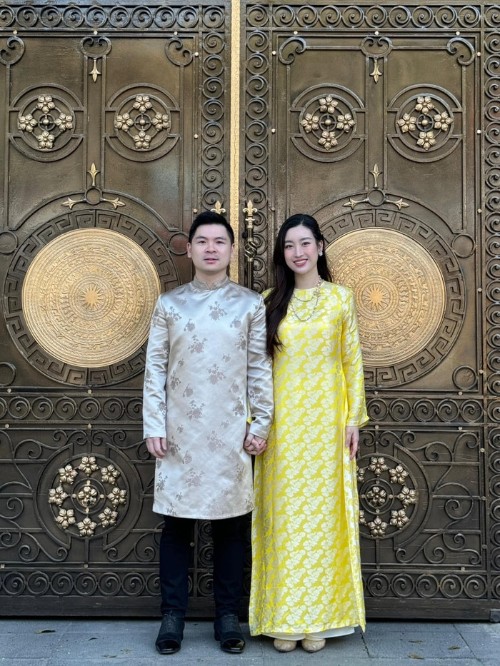Hoa hậu Đỗ Mỹ Linh và chồng hiện có hôn nhân viên mãn.
