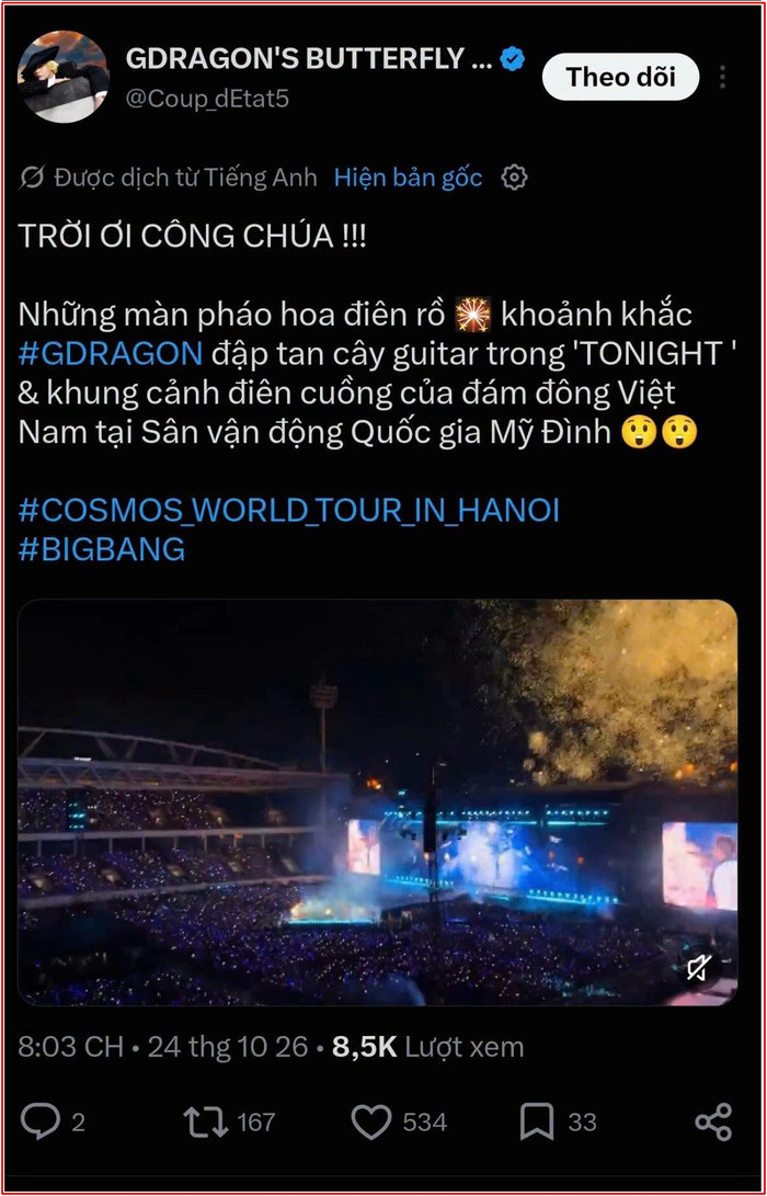 Fan quốc tế 'dậy sóng' với concert BIGBANG tại Việt Nam Ảnh 3