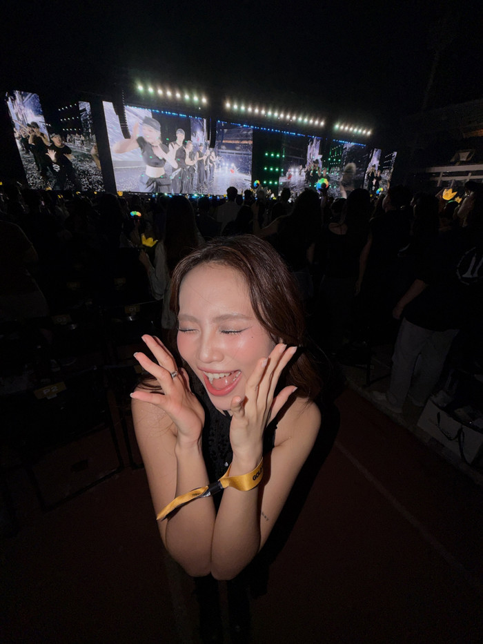 Phương Mỹ Chi chia sẻ khoảnh khắc tại Day 1 concert BIGBANG ở Hà Nội.