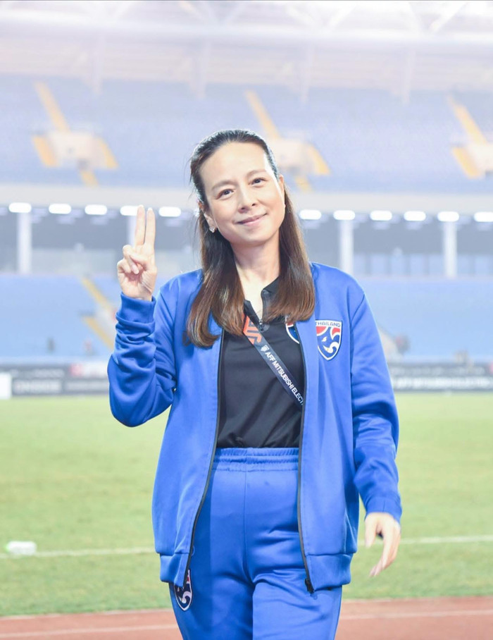 Madam Pang chọn HLV Park Hang Seo để nói về bóng đá trẻ. Ảnh: FBNV