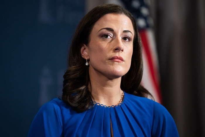 Cassidy Hutchinson từng là trợ lý Nhà Trắng trong nhiệm kỳ đầu tiên của Tổng thống Donald Trump. (Ảnh: Tom Williams / CQ-Roll Call qua Getty)&nbsp;