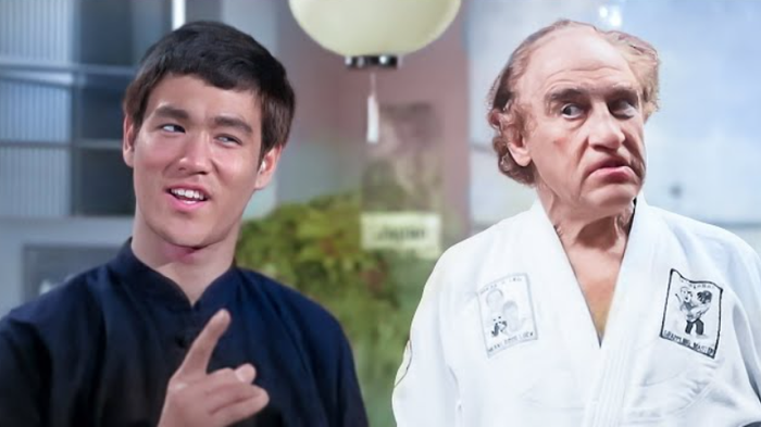 Cao thủ Judo Gene LeBell giúp Lý Tiểu Long tiếp cận thêm các kỹ thuật quật ngã và khóa khớp.