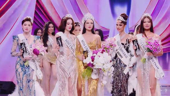 Top 5 chung cuộc Miss Universe Vietnam 2026.