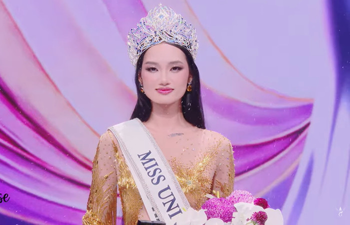 Nguyễn Quỳnh Anh đăng quang Miss Universe Vietnam 2026.
