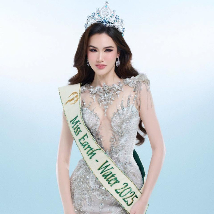 Danh hiệu Miss Earth Water 2025 của Trịnh Mỹ Anh đã bị thay thế.