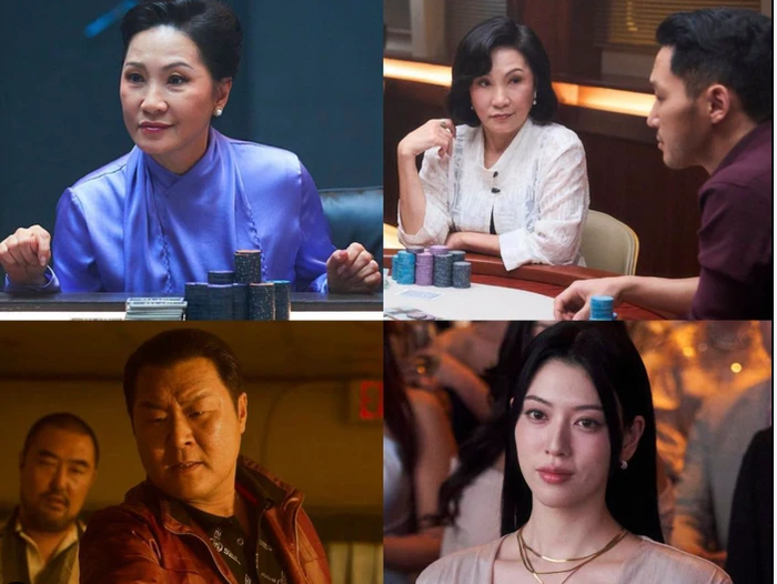 Nghệ sĩ Hồng Đào cùng dàn diễn viên hot hit trong phim Tazza 4.