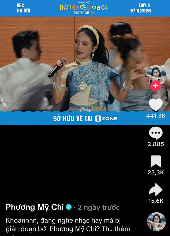 Phương Mỹ Chi chia sẻ lại sân khấu đám cưới với diễn viên Bảo Định.