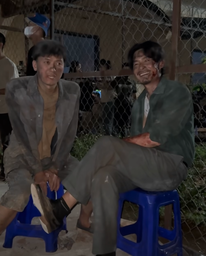 Quách Ngọc Tuyên chia sẻ video hậu trường phim Trại Buôn Người. Ảnh: FBNV