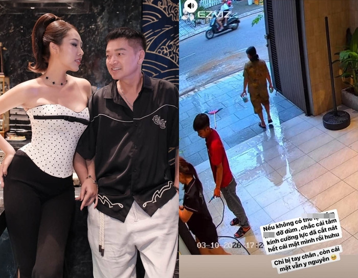 Vợ nghệ sĩ Quang Minh tiết lộ sự cố thót tim với kính cường lực tại nhà.