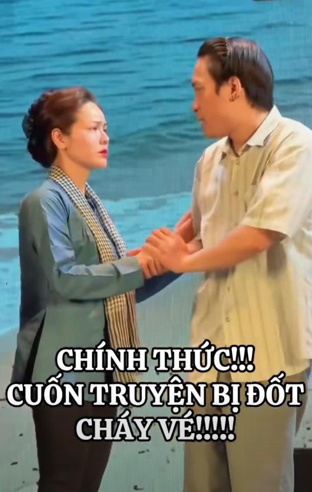 Vở kịch Cuốn Truyện Bị Đốt cháy vé, mang tin vui đến cho Hồng Vân và ê-kíp.