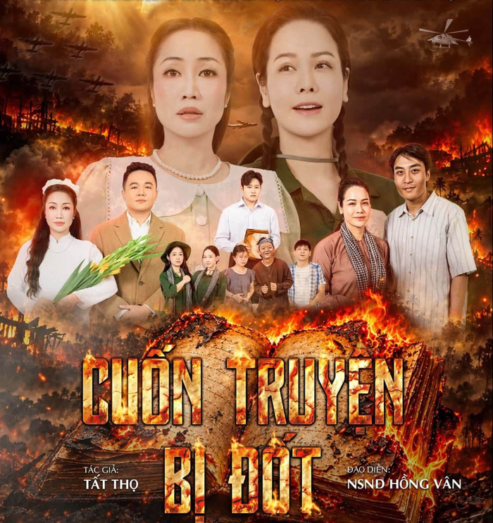 Cuốn truyện bị đốt lấy cảm hứng từ Người hùng không cầm súng của nhà văn Nguyễn Tất Thọ. Ảnh: NSX