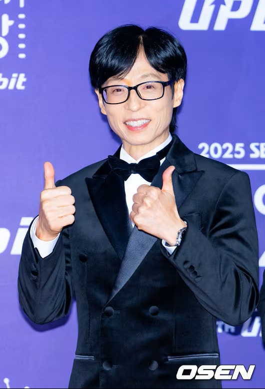 MC Yoo Jae Suk hiện có lịch trình làm việc dày đặc. (Ảnh từ OSEN)