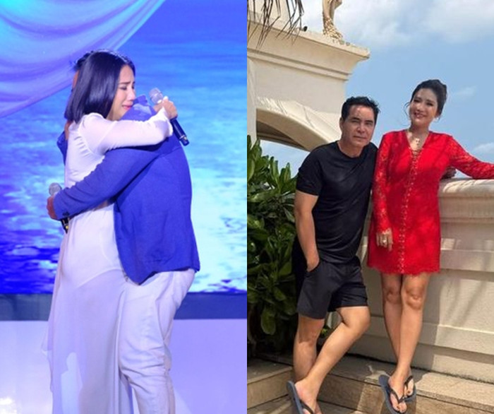 Cát Tường và Trung Dũng từng kết hợp ăn ý trên sân khấu với vai trò ca sĩ. 6 năm trước, nụ hôn trên sân khấu của cả hai khiến khán giả bất ngờ.&nbsp;