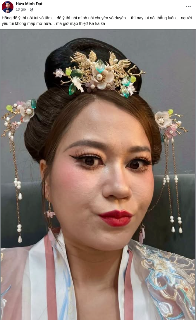 Bài đăng của Hứa Minh Đạt trên trang cá nhân. Ảnh: FBNV