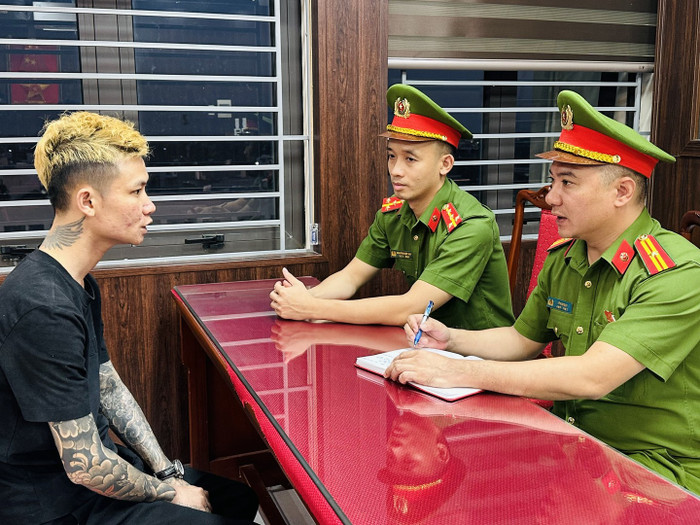 Đối tượng Hoàng Ngọc Cường. Ảnh: Cổng TTĐT Bộ Công an