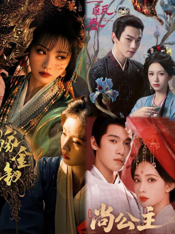 Màn ảnh Hoa ngữ tháng 10 trở nên sôi động với sự trở lại của nhiều nữ diễn viên trẻ trong các dự án cổ trang quy mô lớn. Ảnh: Cá Muối Mê Phim.