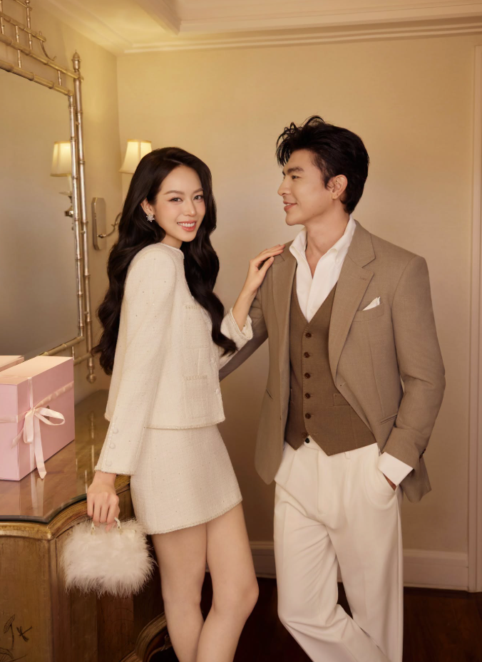 Thanh Thủy và Steven Nguyễn tạo cảm giác couple trong bộ ảnh mới.