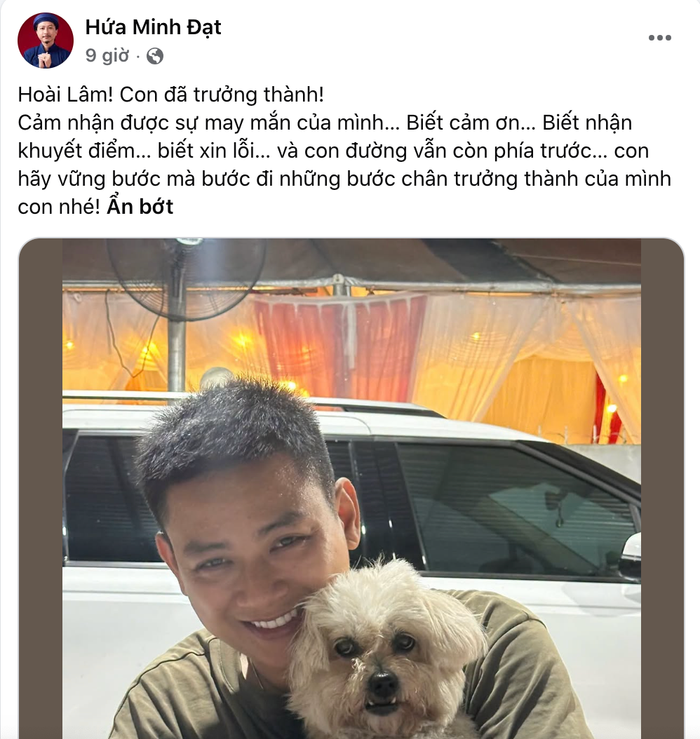 Hứa Minh Đạt chia sẻ về Hoài Lâm.