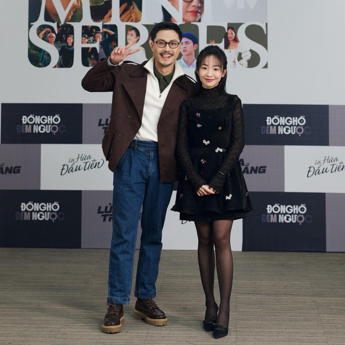 Chemistry bùng nổ giữa Hoàng Hà và Thanh Sơn. Ảnh: FBNV