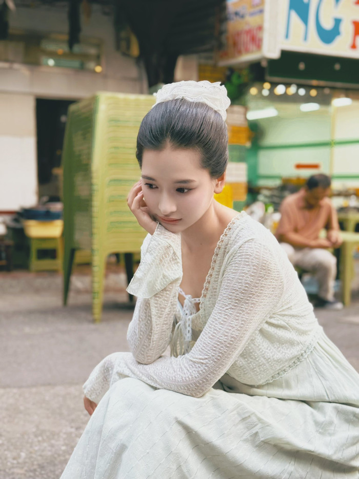 Nhan sắc đời thường của diễn viên Yến My (Ảnh: FBNV).