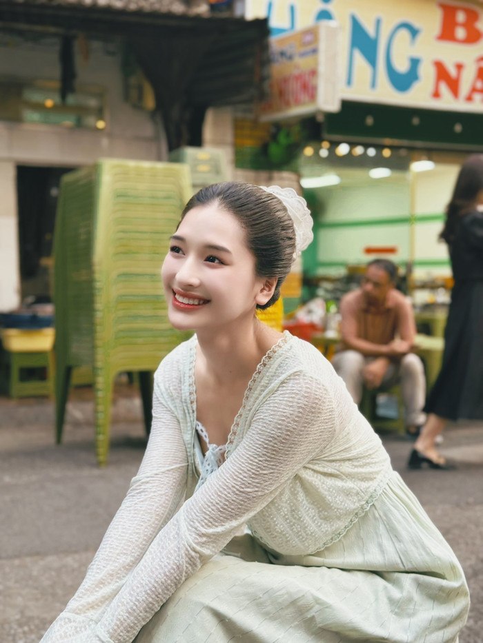 Diễn viên Yến My - người đóng vai bạn gái Thanh Sơn trong Đồng Hồ Đếm Ngược (Ảnh: FBNV).