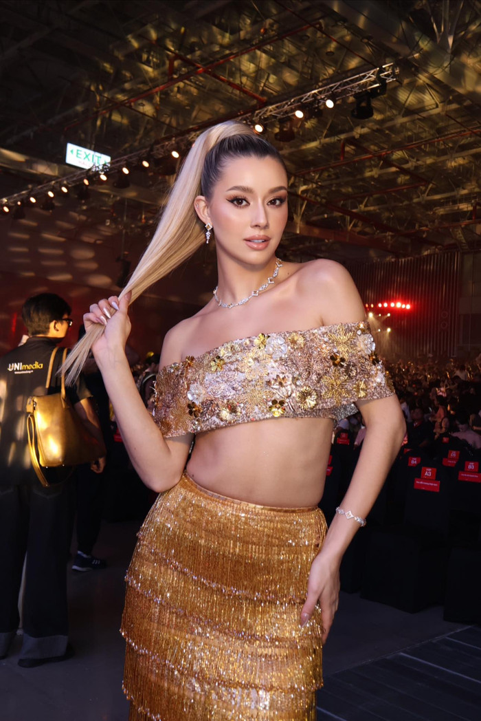 Yolina Lindquist tham gia nhiều sự kiện của giới showbiz Việt sau khi đăng quang tại Miss Cosmo 2025. Ảnh: IGNV