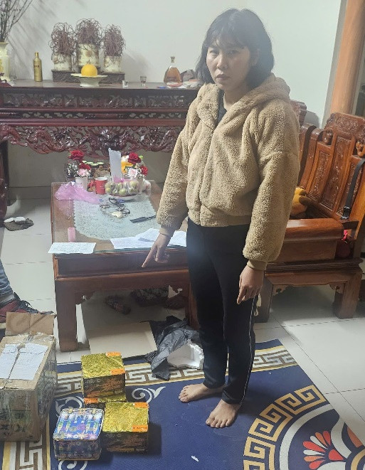 Đối tượng Cao Thị Hằng. Ảnh: Công an TP Hà Nội