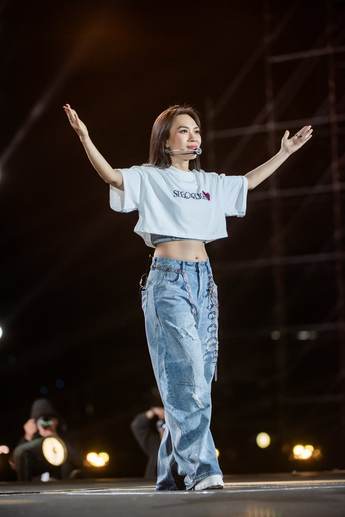 Mỹ Tâm từng tổ chức live concert See The Light với sự tham gia của 40 nghìn khán giả vào tháng 12 năm ngoái. Ảnh: FBNV