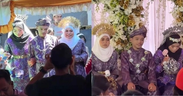 Chàng trai 20 tuổi cùng lúc làm đám cưới với hai cô dâu gây xôn xao mạng xã hội Ảnh 3