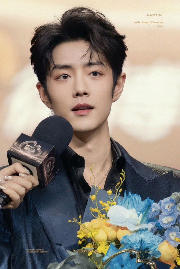 Có lưu lượng mạnh nhưng Tiêu Chiến chưa thể trở thành Ảnh đế trẻ nhất Kim Tượng (Ảnh: Weibo).