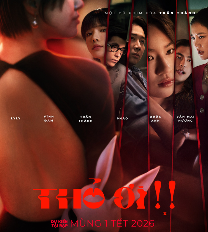 Hình ảnh đỏ - đen chủ đạo của Thỏ Ơi!! mang màu sắc tâm lý - giật gân