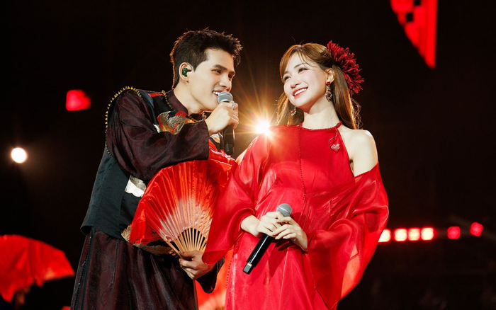 Hòa Minzy và Quốc Thiên là những người bạn vô cùng thân thiết. 